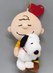 【中古】キーホルダー スヌーピー＆チャーリー・ブラウン(ハート) ぬいぐるみキーチェーン 「PEANUTS(SNOOPY)」 ユニバーサル・スタジオ・ジャパン限定