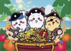 【中古】クリアファイル 宝箱、み～つけたっ! ちいかわアドベンチャー A4クリアファイル 「ちいかわ なんか小さくてかわいいやつ ちいかわ＠お台場冒険王2024」 ちいかわお台場商店グッズ