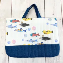 レッスンバック！送料込み！魚柄
