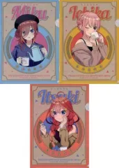 【中古】クリアファイル 中野一花＆中野三玖＆中野五月 A4クリアファイル3枚セットA マグカップVer. 「映画 五等分の花嫁×ドン・キホーテ」
