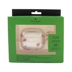 MNJ25040 未使用 Kate spade ケイトスペード AirPodsケース てんとう虫 第3世代用リキッドケース エアーポッズ