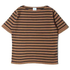美品 Letroyes ルトロワ ボーダー ニット サイズ:2 ハイゲージ コットン バスク LETROYS-C/C1 ボートネック Tシャツ カットソー ベージュ トップス ブランド カジュアルのサムネイル