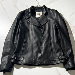 BALLY バリー ライダースジャケット ラムレザー ダブル 革ジャン