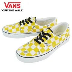 バンズ VANS ヴァンズ 【箱無し】 ERA エラ (BIG CHECK)YLK YLW/TR WHT (ビッグチェック)ヨークイエロー/トゥル－ホワイト メンズ レディース スニーカー 靴 スケボー sk8 ストリート ローカット チェッカー 黄色 白