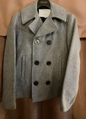 MADE IN USA製 FIDELITY ウールPコート グレー Sサイズ