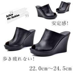 ウェッジヒールサンダル スリッパ 厚底サンダル バックゴム オープントゥ ウェッジヒール ミュール ブラックサンダル サボサンダルdi550c0c0zx