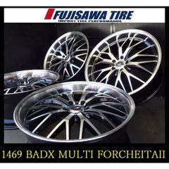 【1469】★BADX MULTI FORCHEITAII◆21x9J 5穴 PCD114.3 +38◆4本◆アルファード ヴェルファイア エルグランド など