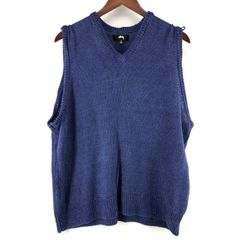 Stussy LOOSE KNIT LINEN VEST - メルカリ