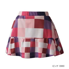 【新品】prince（プリンス）レディース・ウィメンズ テニス スカート 吸水速乾・UPF50＋・制電 ＦＤピンメッシュ 素材 テニスウエアー　ピンク　WS5314-000