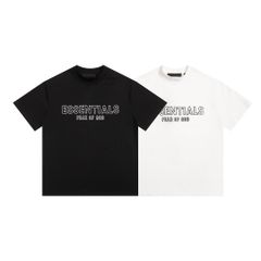 ESSENTIALS エッセンシャルズ Tシャツ FOG ロゴシャツ コットン  ユニセックス ゆったり ホワイト ブラック カーキ 並行輸入品 S M L XL