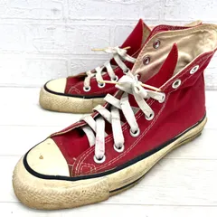 170◎ ① USA製 converse ハイカット レッド レディース5
