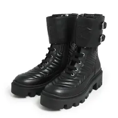 グッチ GG マーモント Vステッチ シェブロン ショート ブーツ 靴