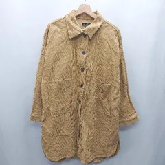 ◇ ⊇ ZARA ザラ trf コーデュロイ 長袖 コート サイズL ブラウン系 レディース E  【1412090049279】