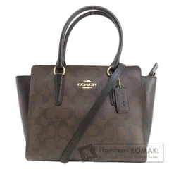 COACH コーチ F31957 シグネチャー 2WAY ハンドバッグ PVC