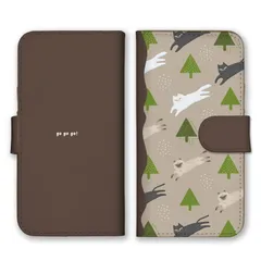 iPhone8 iPhone7 ケース 手帳型 アイフォン8 アイフォン7 スマホケース 携帯ケース 猫 ネコ ねこ 北欧柄 絵本 かわいい イラスト ベージュ 黒猫 シャム猫 大人可愛い カラー09