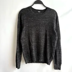 UNIQLO ユニクロ　ダークグレー　長袖　トップス　S おしゃれ　シンプル