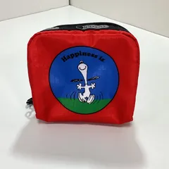 レスポートサックLESPORTSAC  スヌーピーコラボ　ポーチ　小物入れ　　　　　　　　　　E-S