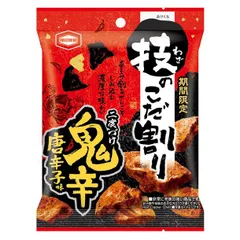 亀田製菓 技のこだ割り 鬼辛唐辛子味 40gX1箱(12袋)