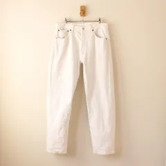 ユーロリーバイス ホワイト デニムパンツ 501 ポーランド製 W34 （w-1520212）