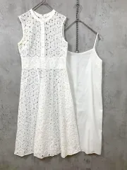 ジルスチュアートendy ROBE バイカラーワンピース　2 切替 ホワイト ジルスチュアートendy ROBE バイカラーワンピース2 切替 ホワイト
