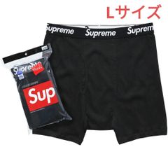 supreme ボクサー ブリーフ パンツ グレー トランクス ヘインズ 2枚