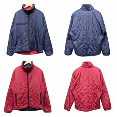 90s WILDTHINGS PRIMALOFT ワイルドシングス ナイロンジャケット プリマロフト リバーシブル レッド ネイビー USA製