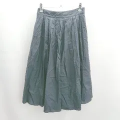 ◇ Θ Spick & Span スピック＆スパン ミモレ丈 フレアー スカート サイズ36 ネイビー レディース E  【1501160047571】