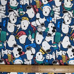 スヌーピー（SNOPPY） 生地 マルチスヌーピー柄  50cm