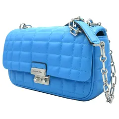 マイケルコース ショルダーバッグ レザー キルティング ラージ チェーン2WAY 30R4S1SL3L SNTORINI BLUE ブティック レディース