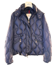 【Aランク】MONCLER　モンクレール　ダウン　サイズ１　レディース　ネイビー  ☆正規品☆