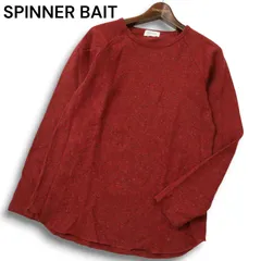 SPINNER BAIT スピナーベイト 秋冬 ウール★ カラーネップ ニット カットソー セーター Sz.38 メンズ 日本製のサムネイル