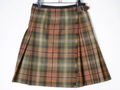 MHL. MARGARET HOWELLマーガレットハウエル スコットランド製 GLENISLA KILTS チェックウールキルトラップスカート【1】【LSKA69540】