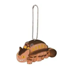 【新品・5営業日で発送】セキグチ(Sekiguchi) 即納可能 スタジオジブリ となりのトトロ フロッキングキーチェーン ネコバス キーホルダー (4858)【入数:3】