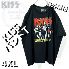 キッスツアーTシャツKISSバンT大ハードロック音楽バンド黒ブラック4XLアメリカ古着