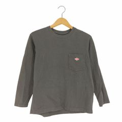 ダントン DANTON ロングスリーブクルーネックポケットTシャツ