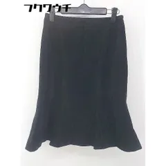 ◇ INED イネド サイドジップ 膝丈 マーメイド スカート サイズ9 ブラック レディース 【中古】 【1105210020769】のサムネイル