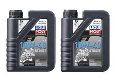 【2本セット】リキモリ　モーターバイク 4Tシンセ10W-40（1L）ストリート