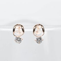 ☆週末セール！bijou SOPHIA YG CZ フープピアス - メルカリ