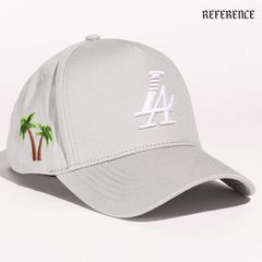 REFERENCE PARADISE LA SNAPBACK CAP【LIGHT GRAY】 (リファレンス 通販 キャップ 帽子 スナップバック ベースボールキャップ ロゴ LA)