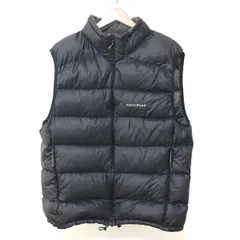 美品中古品mont-bell メンズダウンベスト( #1101536）ブラック 美品中古品mont-bell メンズダウンベスト( #1101536）ブラック