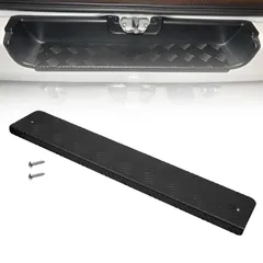 【数量限定】アルミ 縞板 ハイエース200系専用リャステップカバー リャステップカバー アルミ 縞板 スーパーGL/DX Sporacingrts 1型～7型専用 (ブラックサテン)(ワイド ワゴン車取付不能)