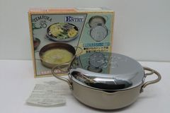 【未使用品】ENTRY　鉄製　日本製　天ぷらパン　20㎝