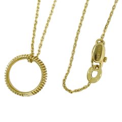 本物 ダミアーニ DAMIANI メトロポリタン ドリーム ダイヤモンド 750 YG ネックレス ペンダント イエローゴールド アクセサリー ジュエリー 中古 【フォロー割】