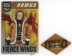 【中古】アクリルスタンド・アクリルパネル ホークス カード型アクリルスタンド 「一番くじ 僕のヒーローアカデミア -連なる星霜-」 F賞