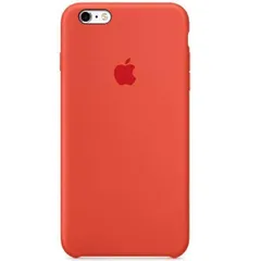 【Apple純正】iPhone6Plusシリコンケース☆オレンジ