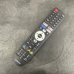 送料無料 山善 Qriom 純正 スマートテレビ用 リモコン 【中古】動作保証 YAMAZEN RC-35　QRK-40W2KST付属リモコン / 514305 在★3のサムネイル