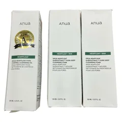 SG00001 アヌア ドクダミ クレンジングオイル クレンジングフォーム 3点まとめ売り