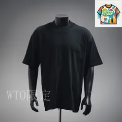 【今日WTO】FOG 植絨ロゴ T シャツ（男女兼用）/Flocking Logo Tee-YK18