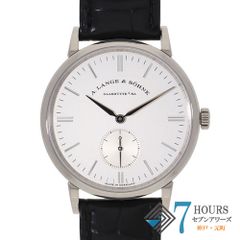 124190 A.LANGE＆SOHNE ランゲ＆ゾーネ 219.026/LS2193AJ シルバー ホワイトゴールド レザー（クロコ） 手巻き 純正ボックス