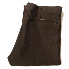 90's 00's ラングラー スタプレ ポリパンツ 茶 (34×32) ブラウン スラックス ブーツカット 90年代 メキシコ製 旧タグ オールド Wrangler アメリカ古着 USED ビンテージ ヴィンテージ